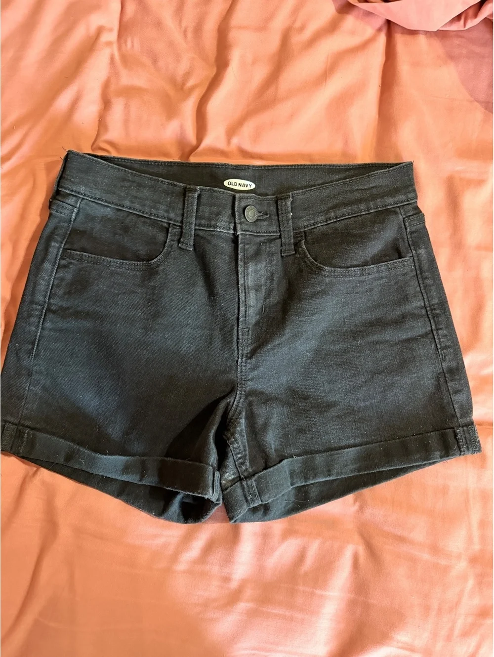 Old Navy Black Denim Shorts
